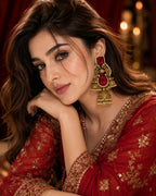 Ruby Kashmiri Earings
