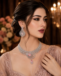 stunning Rubans rhodium-plated