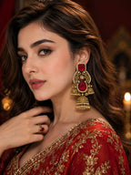 Ruby Kashmiri Earings
