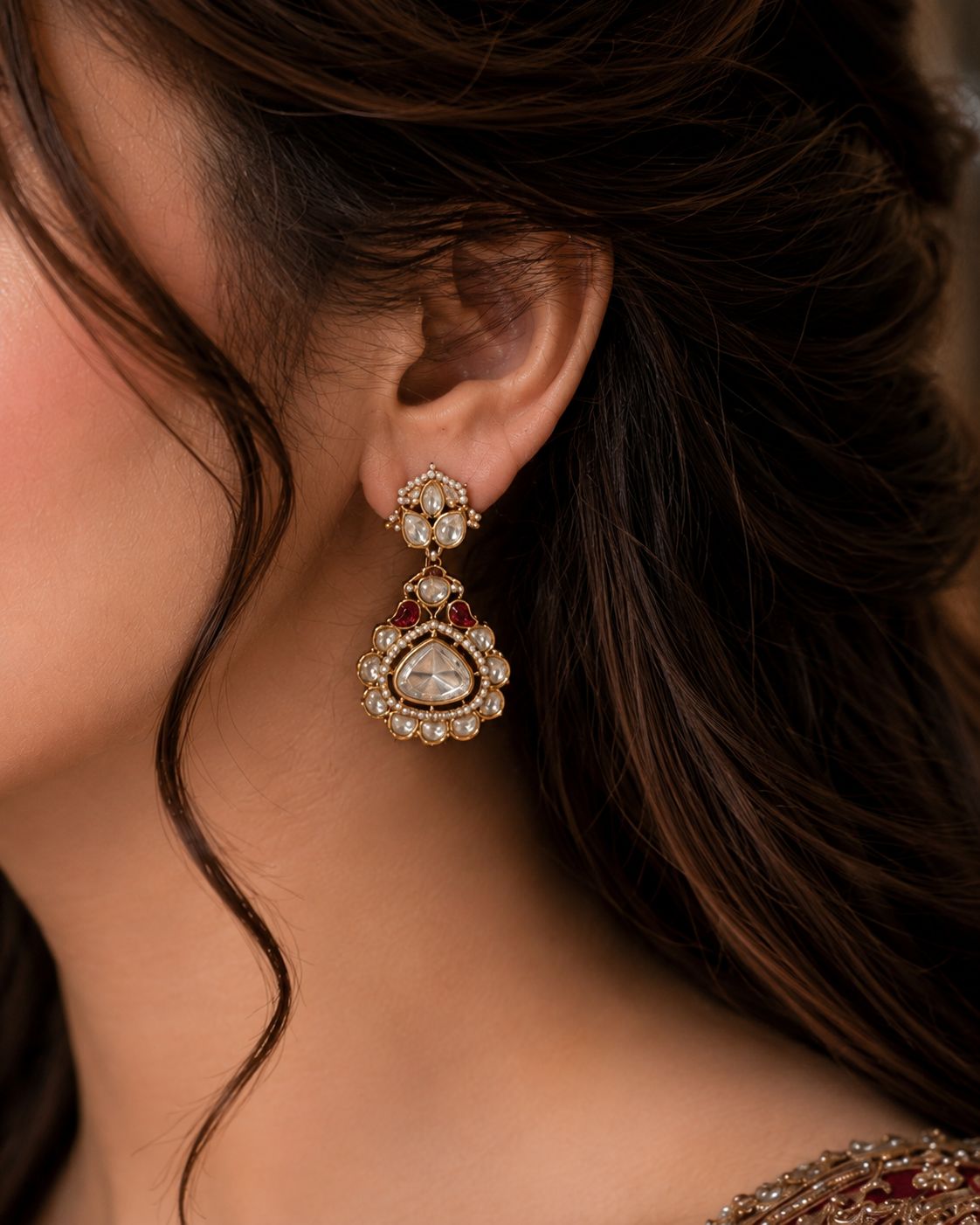 Polki Earrings