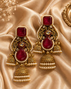 Ruby Kashmiri Earings