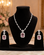 Rosé Élise AD Necklace Set
